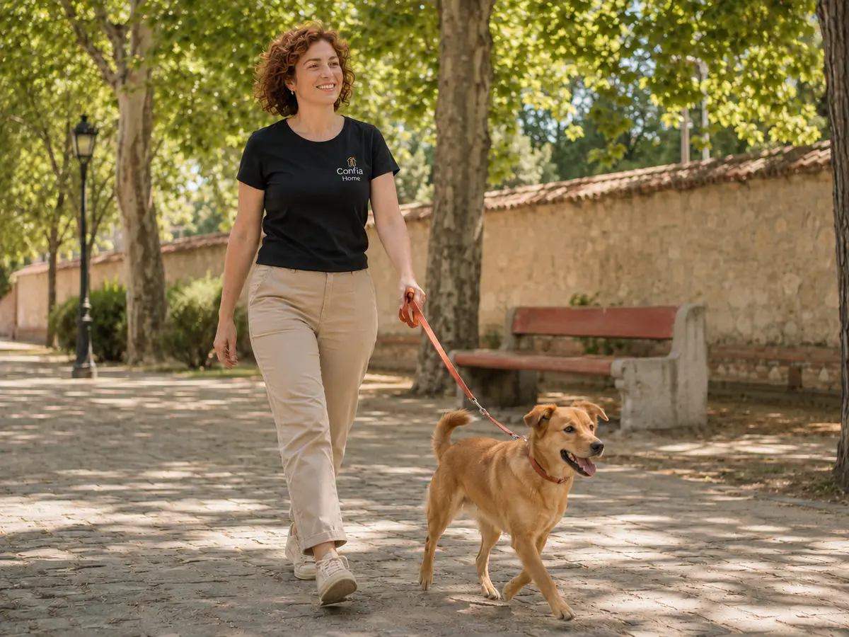 Promenade de chiens avec Confia Home à Madrid